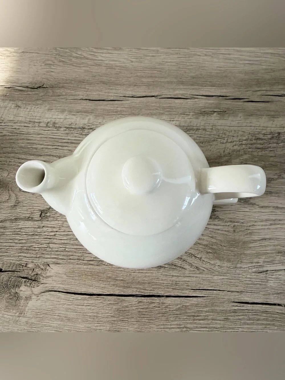 Pier 1 White Porcelain Single Serve Coffee Teapot Cup 3pcs Tea-for-One Stackable